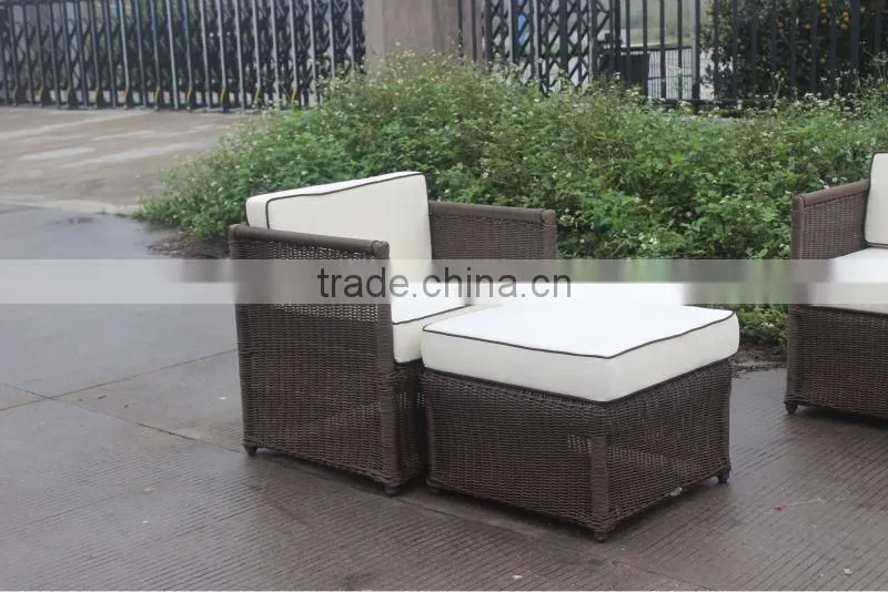 CF874 hotel round wicker outdoor sofa