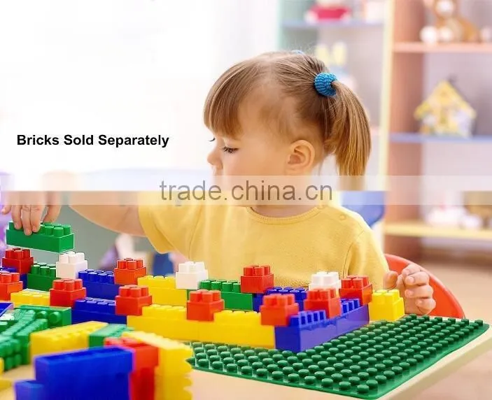 Lego/DUPLO Compatible Double Sided Silicone Baseplate Mat