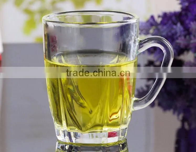 Haonai wholesale FDA crystal rock glass mug
