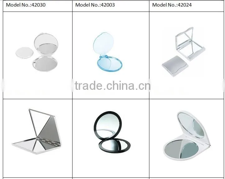 Good selling promotional multifunction mini cute mirror with comb