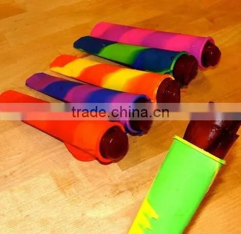 CY173 Silicone popsicles mold ice cream lolly mold ice pop mold maker