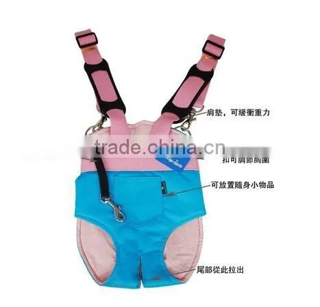 CY117 Fashionable pet front chest carrier dog travel carrier bag