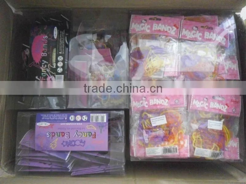 stock rubber band with many designs