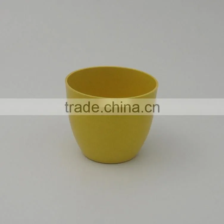 Biodegradable and compostable bamboo fiber flower Planters