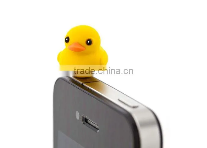 wholesale mobile phone accessories customized designs cute headphone anti dust plug