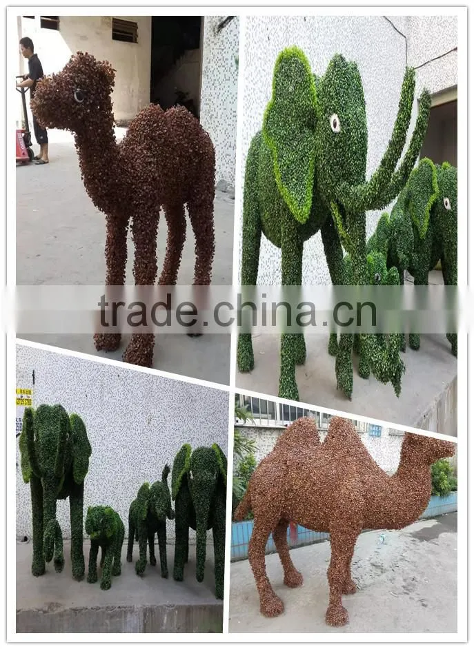 artificial decorative green sculpture simulation animal plant