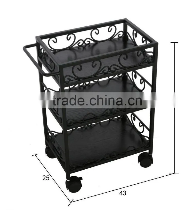 Portable manicure furniture cabinet with movable stool inside for Nail Salon TKN-2997