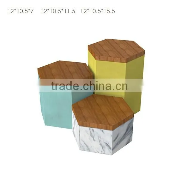 kitchen accessories marble Concrete Salt Box coffee canister cup shape storage