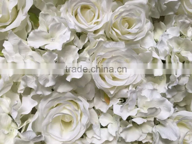 GNW FLW1604001 rose flower backdrop frame for wedding decoration wedding backdrop