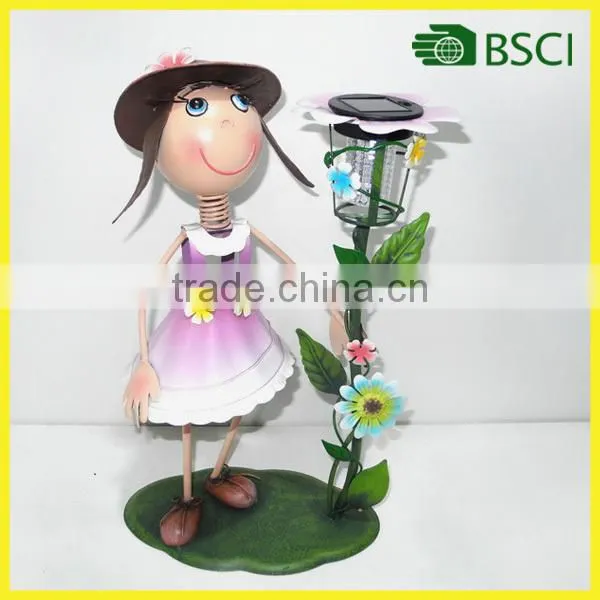 YS15066 Metal decoration garden gril solar light parts