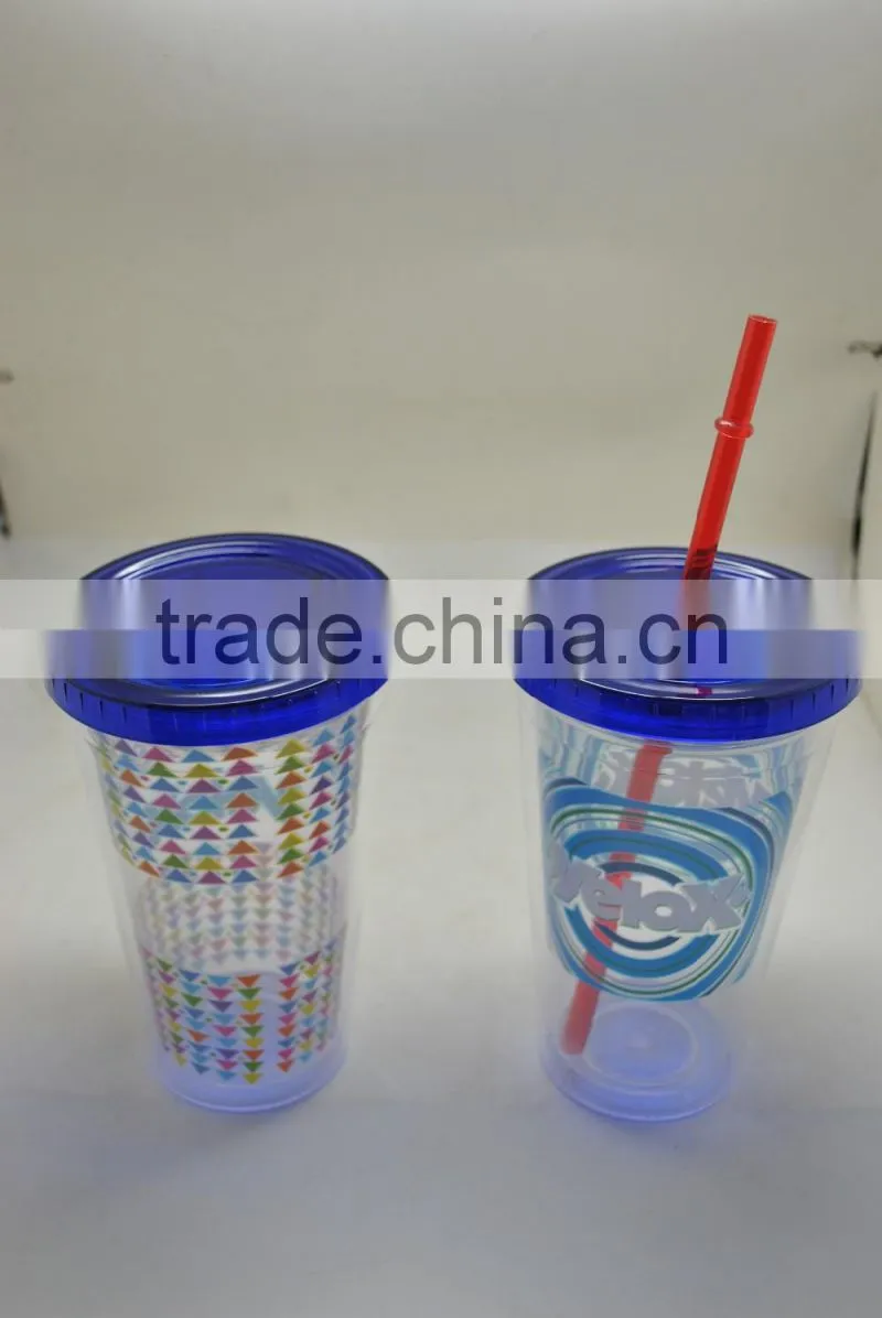 2017 trending products plastic tumbler with customized logo