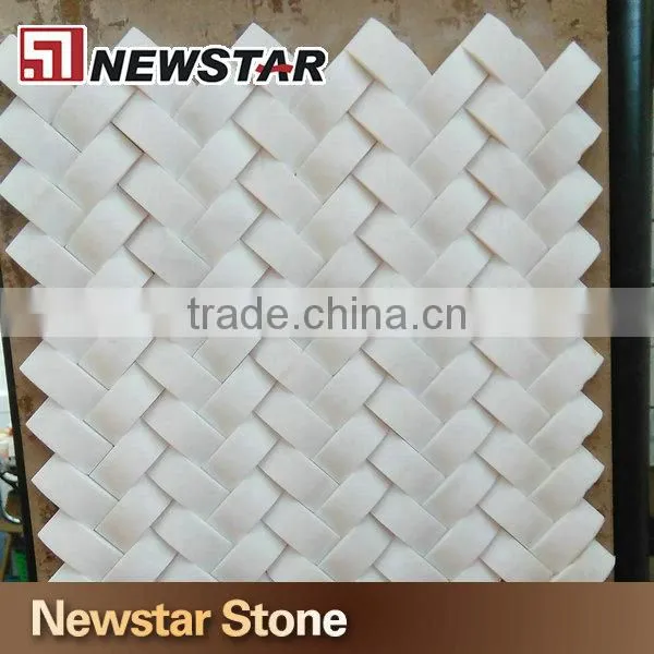 Newstar Bathroom wall mosaic natural stone marble mosaic tile