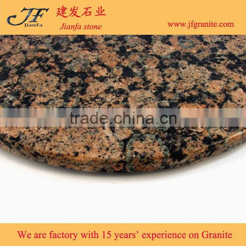 Prefab Granite Double Sink Restaurant Vanity Top