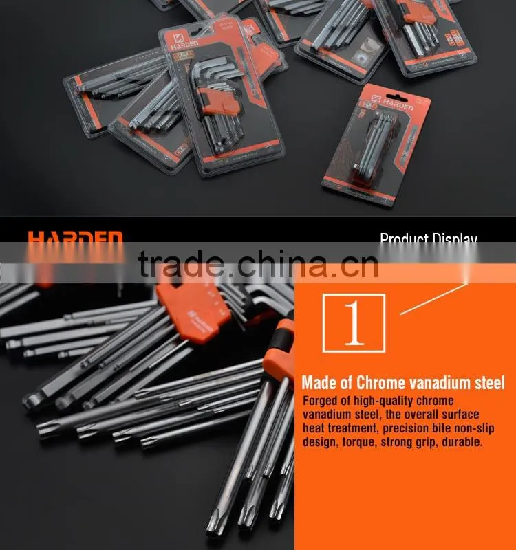 9 PCS SHORT BALL KEY WRENCH