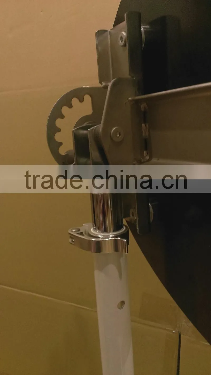 High quality office laptop table with wheels, mobile computer table cart