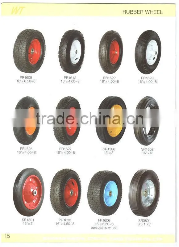 4.00-8 rubber wheel