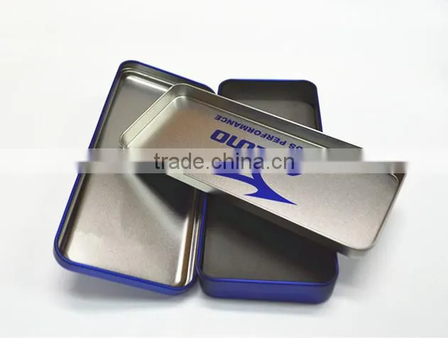 Two layer metal pencil box for kids