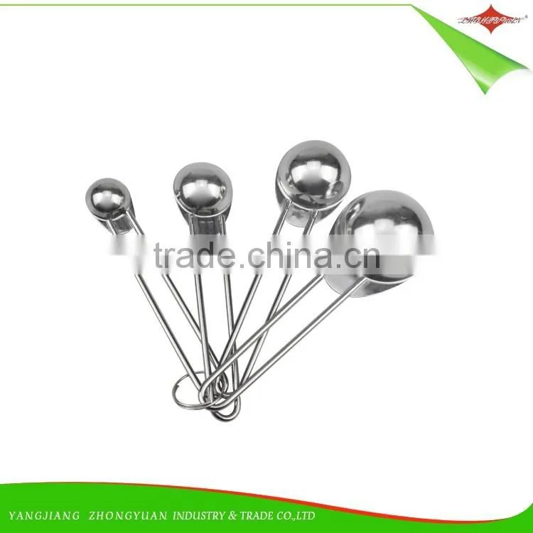ZY-L2007 High quality stainless steel measuring spoon set of 5