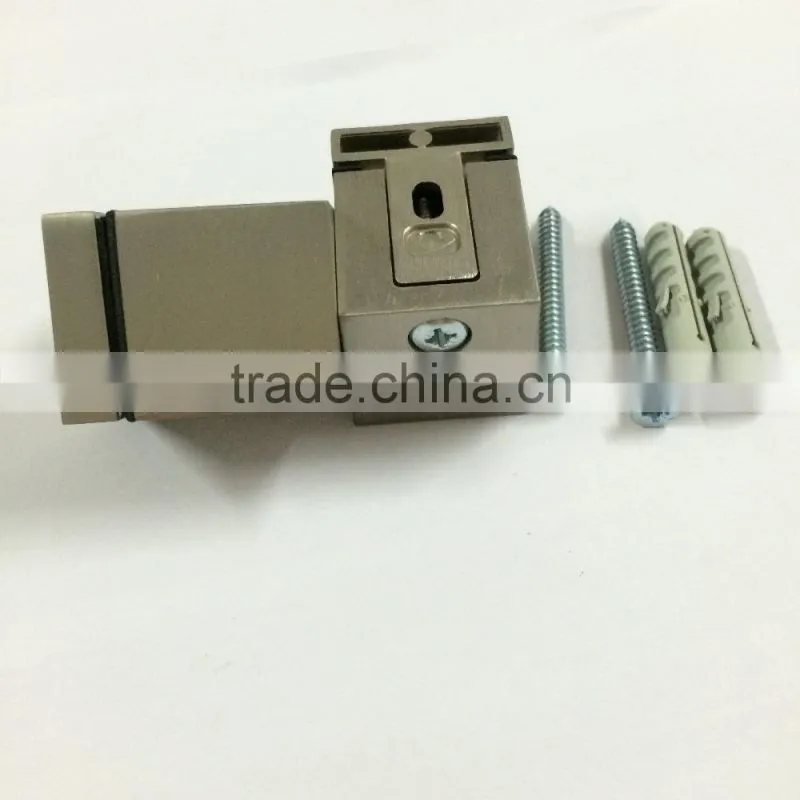 Factory supply zinc alloy square glass clamp, glass clip