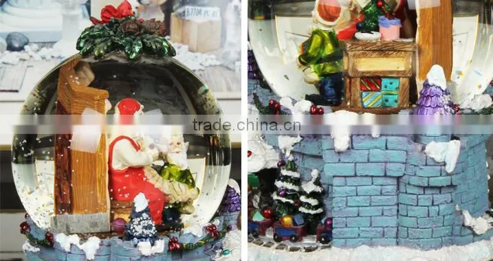Christmas Decoration Resin snow globe glass snow globe crafts
