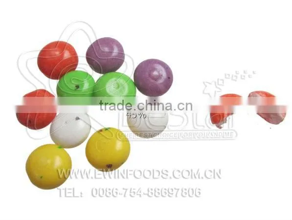 Small Round Beans Fruity Flavour Bubble Gum