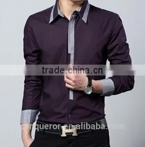 100% Latest Design Casual Italian Mens Designer Shirts MSRT0167