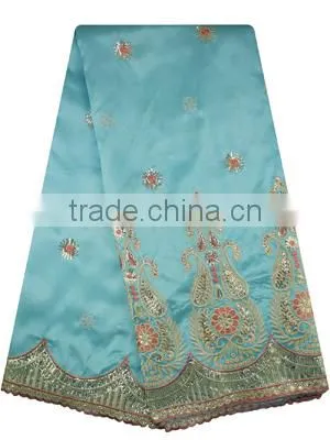 2017 Popular Stretchable Battenburg Silk George Lace, African Fabrics
