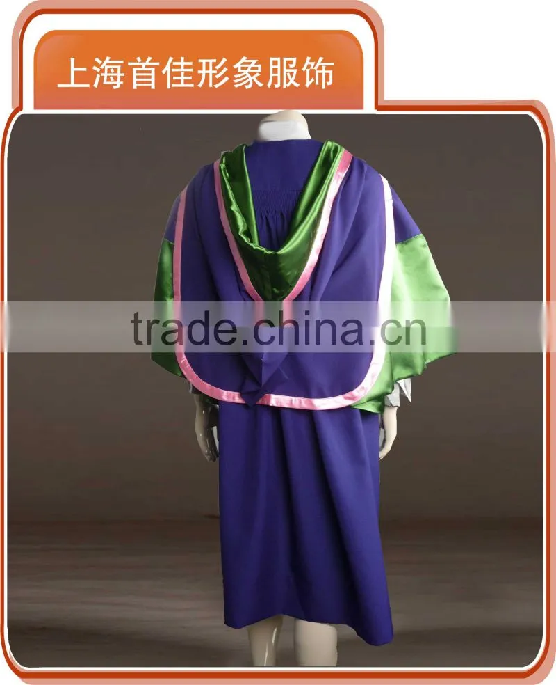PHD academic gown 2014 from Shanghai Shoujia