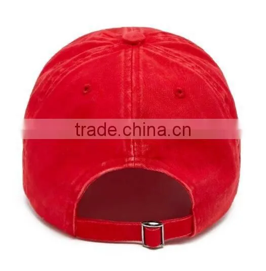 2017 Custom Made One Size to Fit All Acid Washed Plain Blank Dad Hat for Ladies