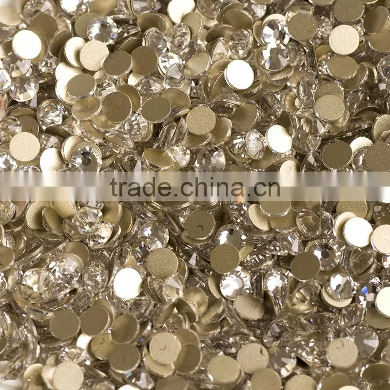 Discount rhinestone nails suppliers' hot sale crystal flat back rhinestones non hotfix