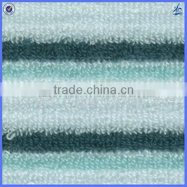 Woven cotton terry beach towel jacquard towels