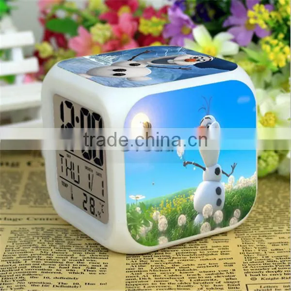 Wholesale Frozen alarm clock colorful digital clocks desktop clock