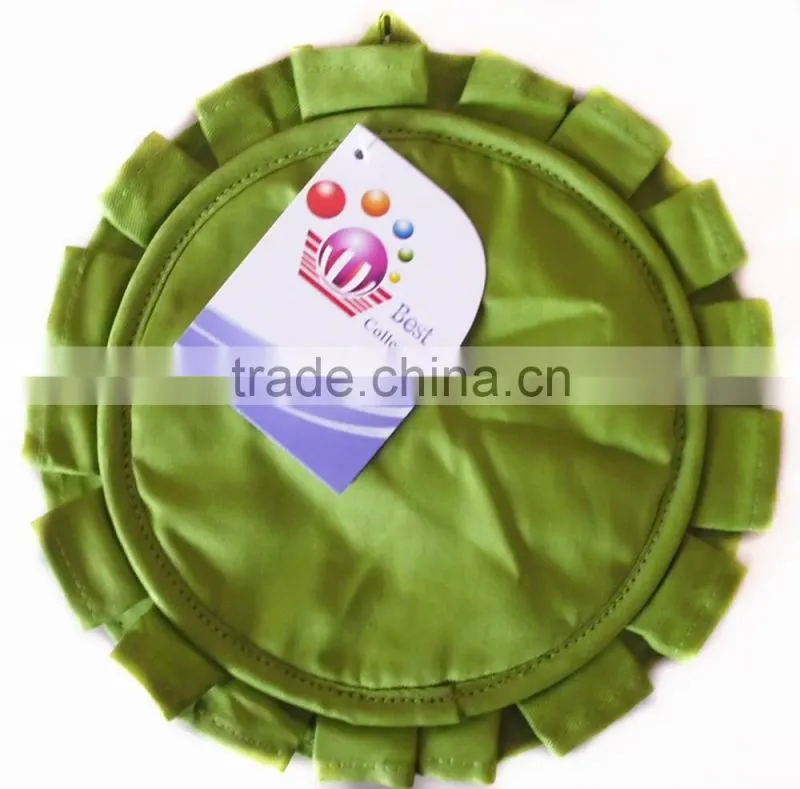 AZO Free Promotion Cheap Beige Pot Holder With Round Shape