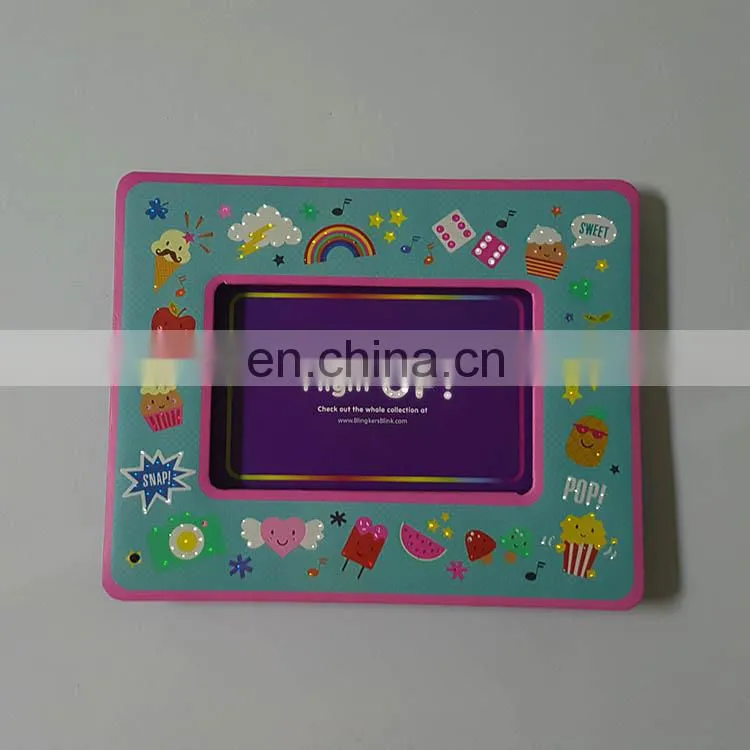 high quality customized pattern color photo frame night light for home decor