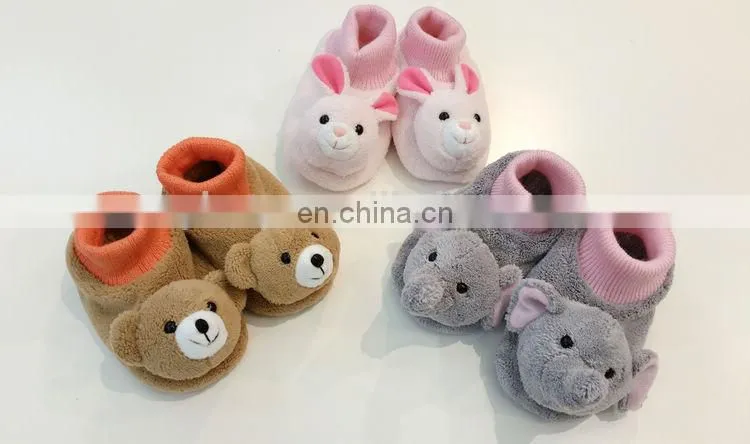 home use baby shoes soft elephant animal child slippers