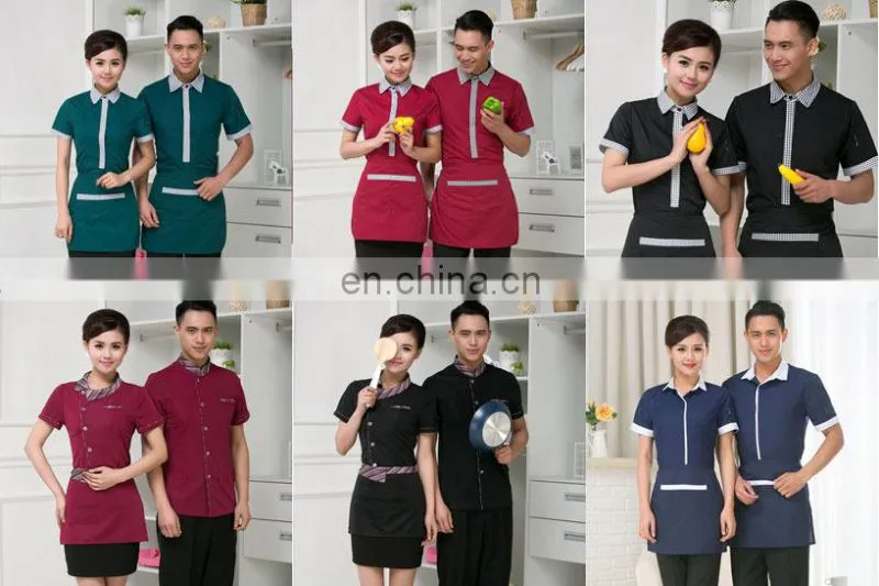 New Stytle Restaurant Waiter Uniform Design, Hotel Waiter Uniform