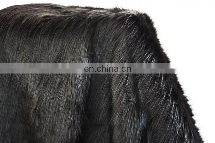 Long pile faux fox fur fabric