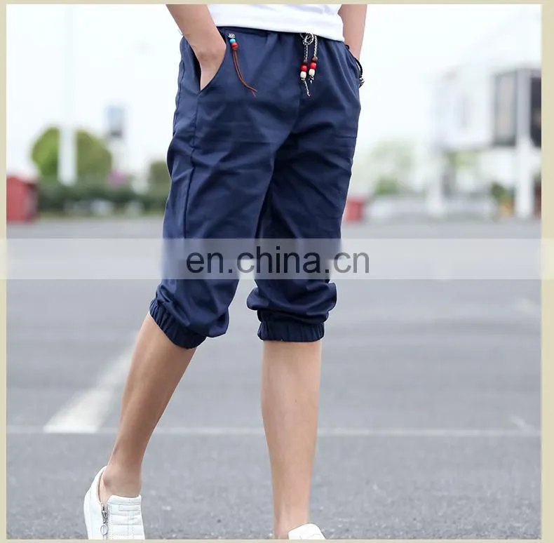 Yihao Trade Assurance Men's linen shorts plus size mens short pants casual sports shorts custom men jogger pants for boys