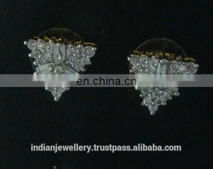 cz stone ear cuffs exporter, ad jewellery ear cuffs manufacturer