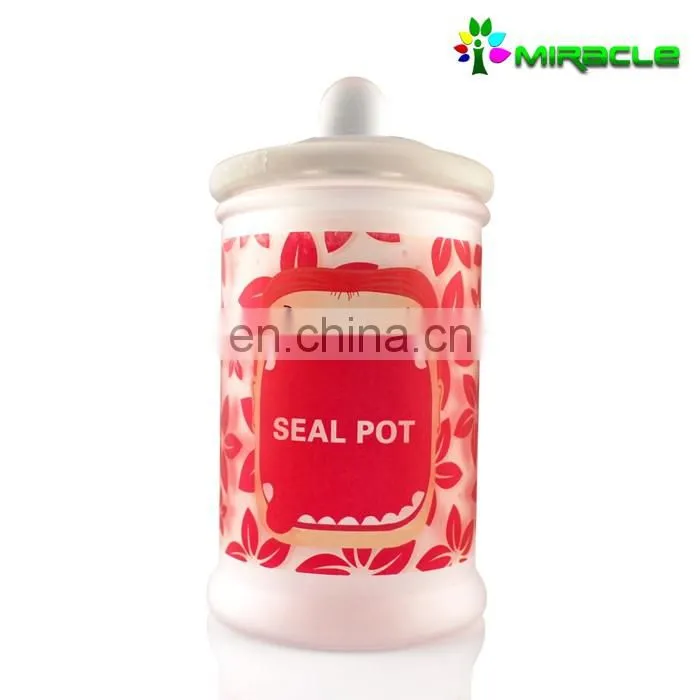 Sublimation consumable glass jar candy storage hot sale in 2016