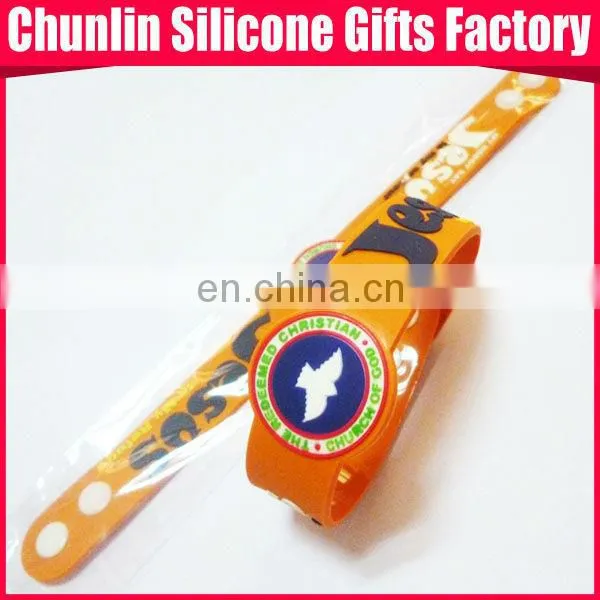 Popular and High Quality Customized PVC Wristbands for Nigerian 2015
