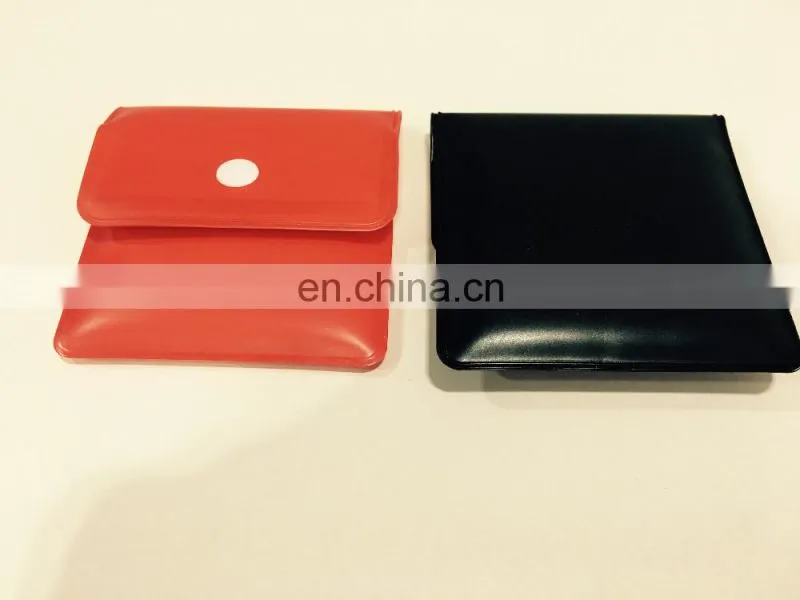 8*8cm pvc material pocket ashtray