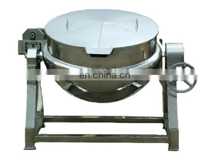 Industrial 500 liter jacketed cooking kettle