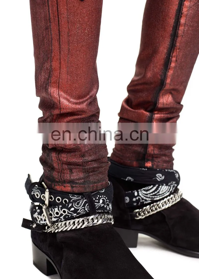 DiZNEW STRETCH FOIL DENIM JOGGER STOCK XXOO JEANS FOR MEN