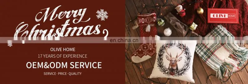 Wholesale Personalized Plush Fleece Christmas Decorations Stocking