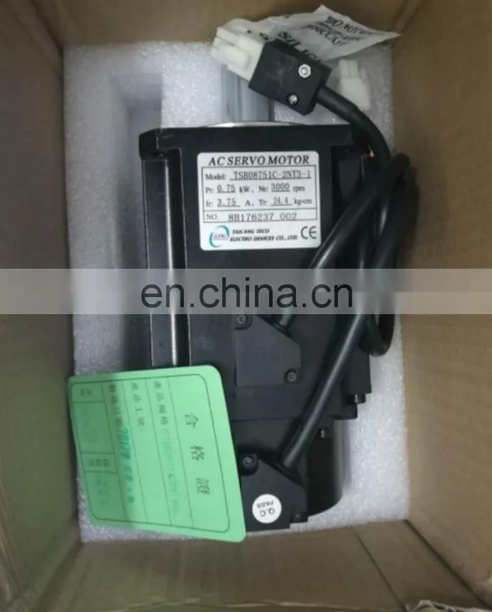 Original New Teco 750w Servo Motor TSB08751C-2NT3-1 For Sewing Machine