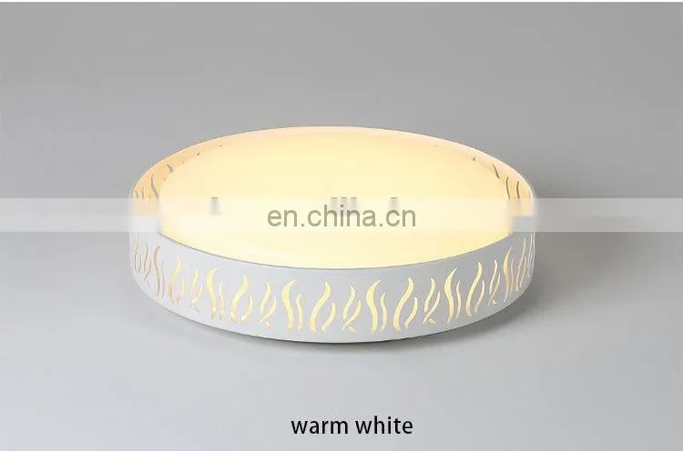 Modern LED Ceiling Light Round Bedroom Simple Living Restaurant Lighting