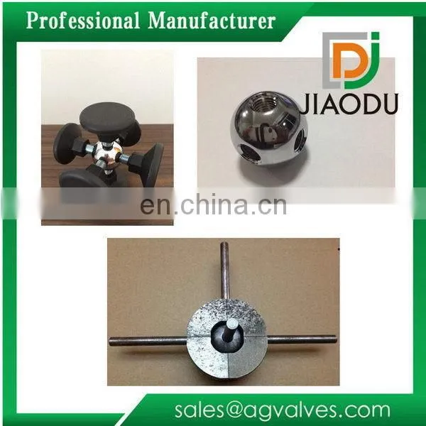 DN15 brass Ball for water ball Valve hollow polished chrome plated