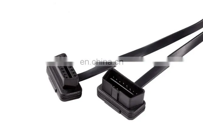 16Pin OBD 2 OBD ii connector automotive diagnostic extension Y Cable