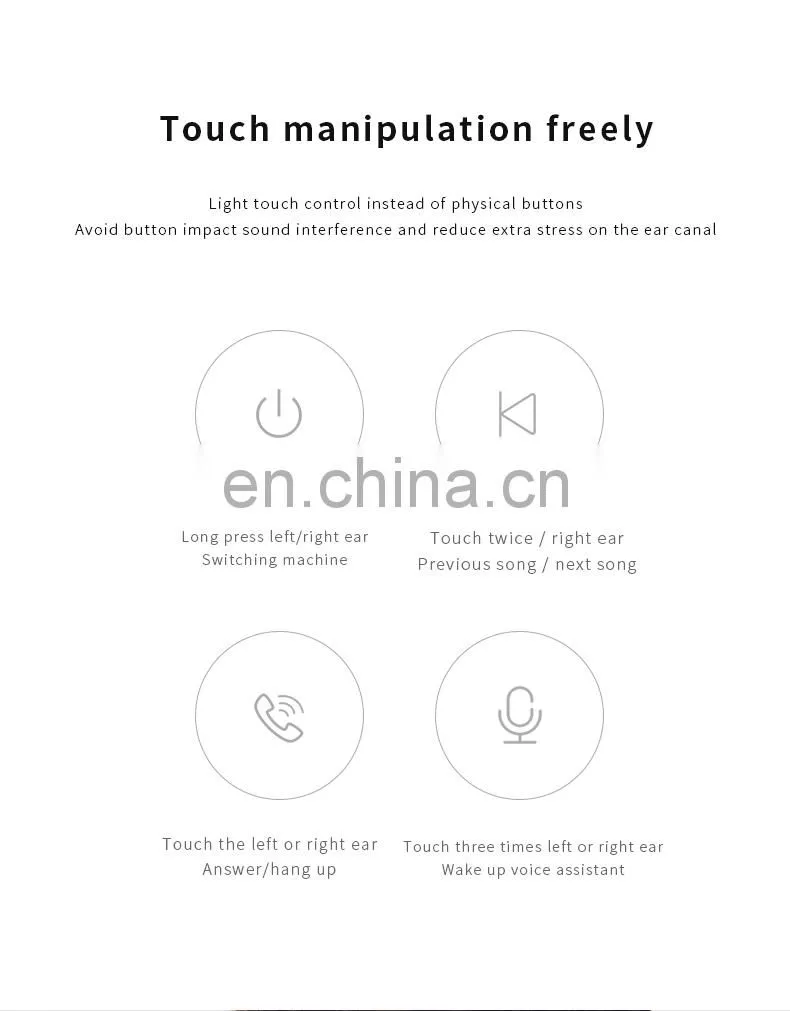 2021 hotsale Double calling True wireless stereo Mini earphones high quality noise cancelling sport headphone with logo